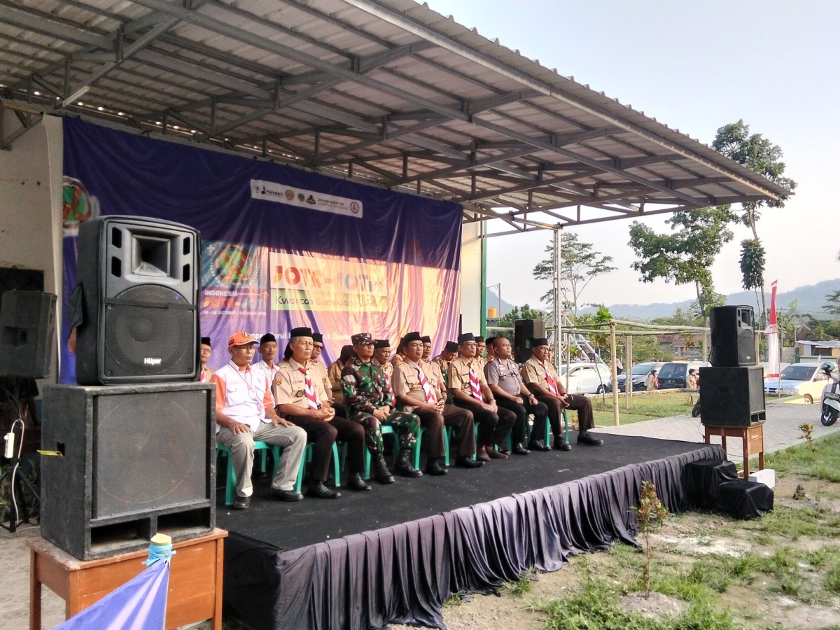 Danramil 1003/Tanjungkerta Hadiri Pembukaan Jambore Jota-Joti Kabupaten Sumedang