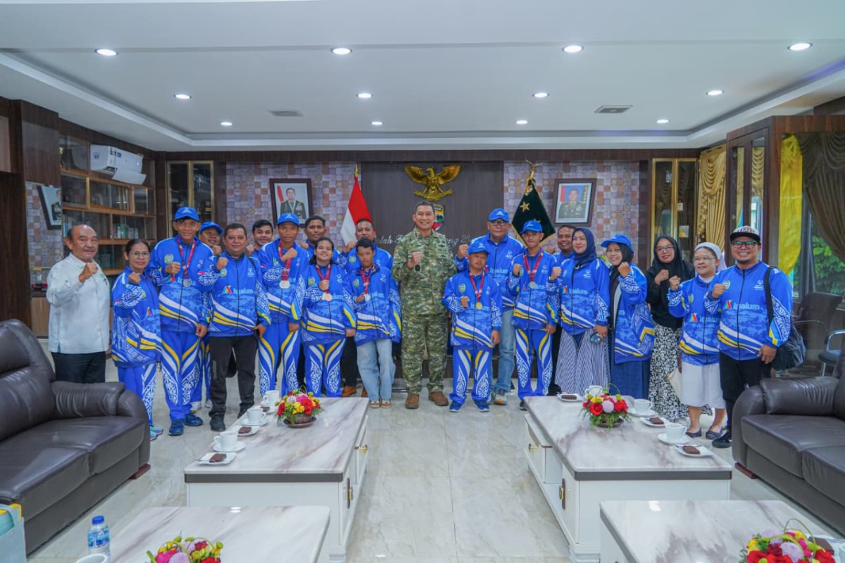 Pangdam I/BB Terima SOIna Sumut, Atlet Disabilitas Bawa Pulang 12 Medali