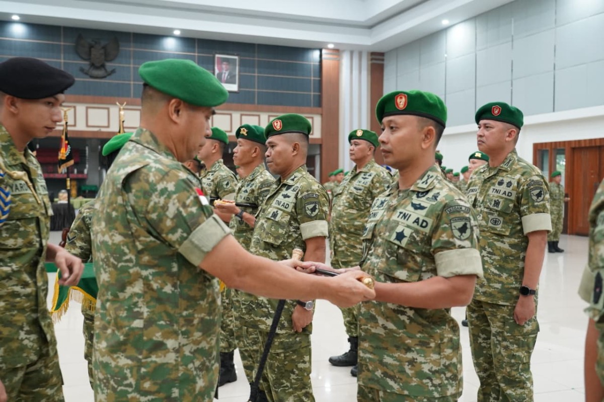 Pangdam XII/Tpr Pimpin Sertijab Pejabat dan Alih Kodal Kesatuan di Makodam
