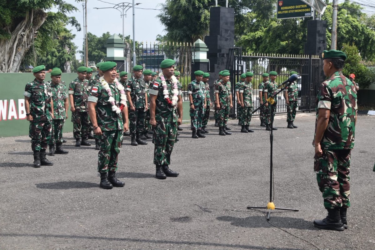 Kodim 0707/Wonosobo Gelar Tradisi Penyambutan Personel Selesai Tugas Pamtas RI-PNG