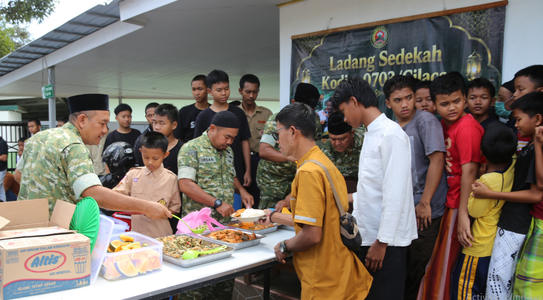 Ladang Sedekah Kodim 0703/Cilacap, Rawat Kebersamaan Melalui Kegiatan Keagamaan