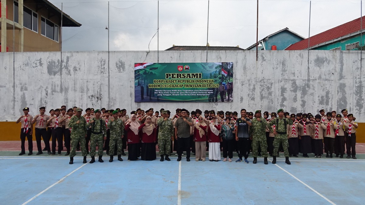 Persami KKRI Kodim 0703/Cilacap, Tanamkan Disiplin dan Nasionalisme Generasi Muda