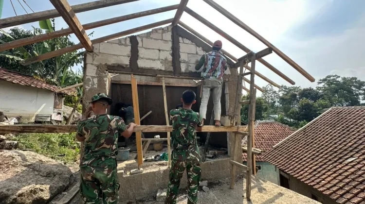 Satgas TMMD Percepat Pembangunan Pos Kamling, agar Cepat Digunakan Warga
