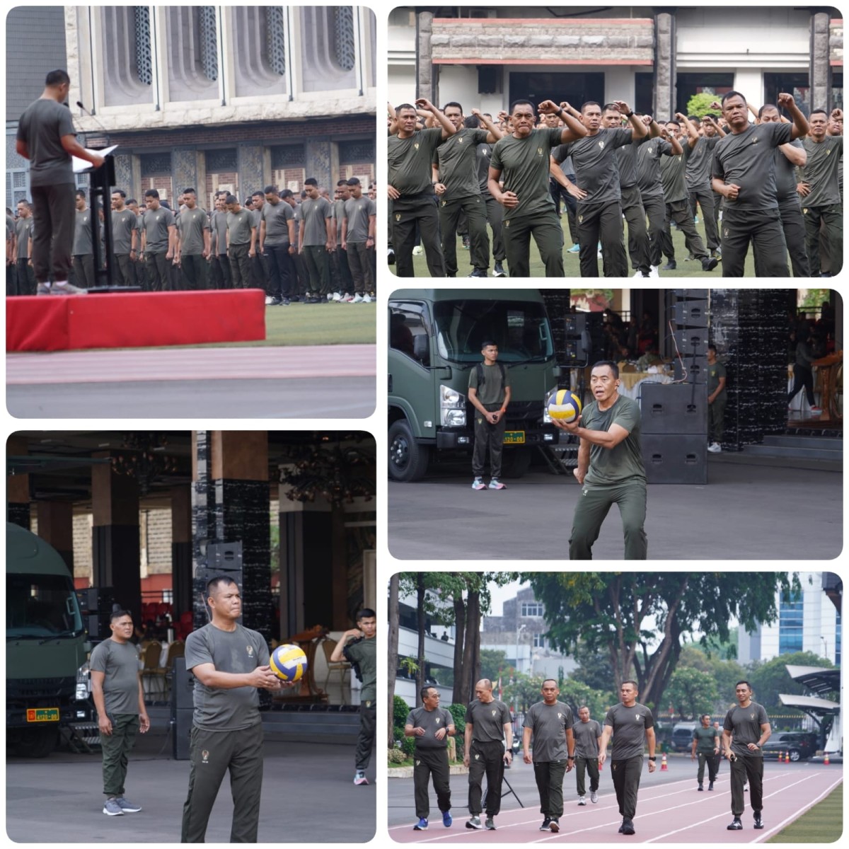 Pangdam Jaya Ikuti Apel Pagi dan Olahraga Bersama Kasad di Mabesad, Perkuat Kebugaran dan Soliditas Prajurit