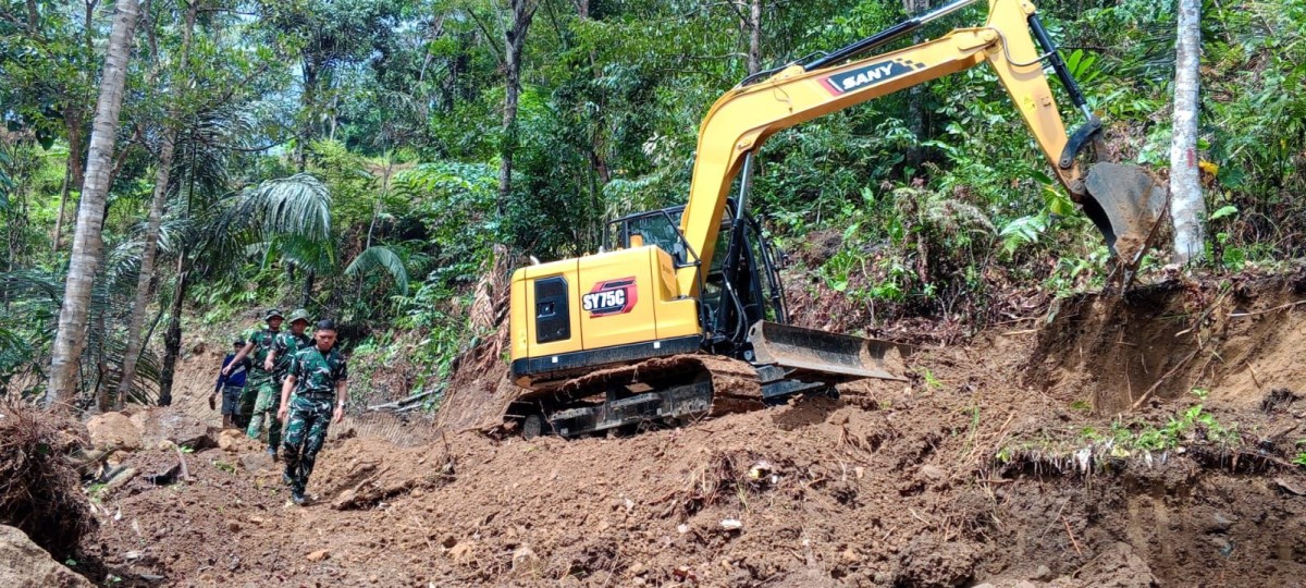 Progres Pembangunan Jalan TMMD Ke-130 Kodim 0625/Pangandaran Telah Capai 89 Persen, Target Selesai Tepat Waktu