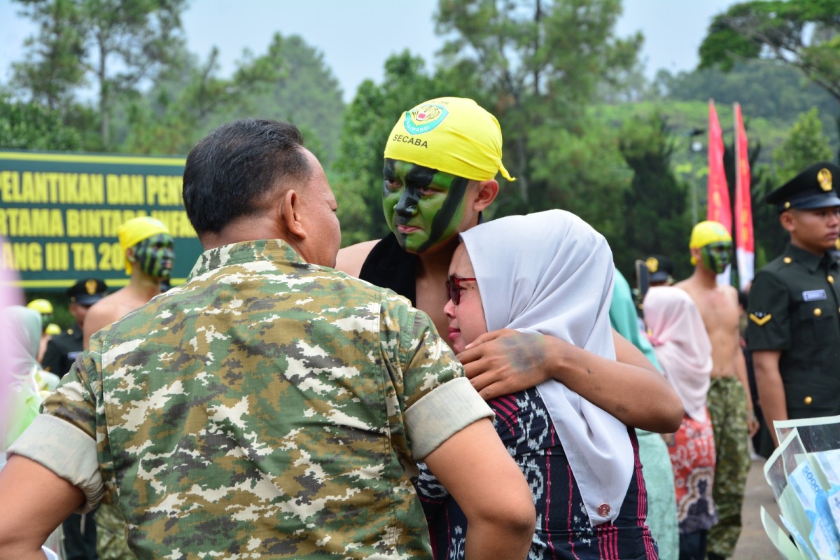 282 Bintara Infanteri Di Rindam III/Slw Resmi Dilantik, Siap Mengabdi Kepada Bangsa