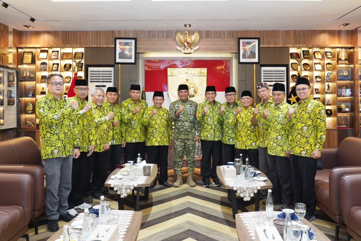 Pangdam XIV/Hasanuddin Terima Silaturahmi Pengurus Wilayah DMI Sulsel!